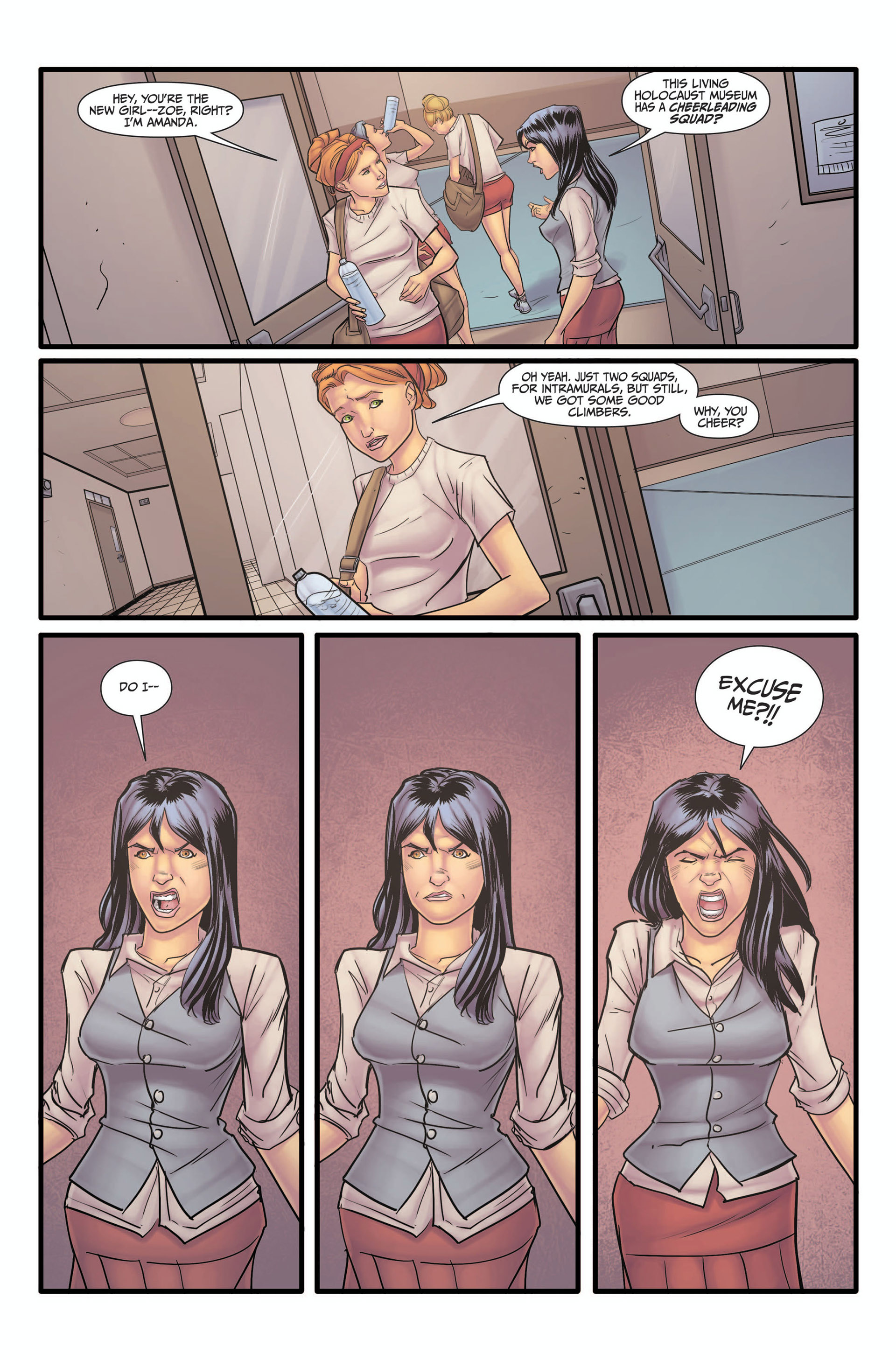 Read online Morning Glories comic -  Issue #7 - 9