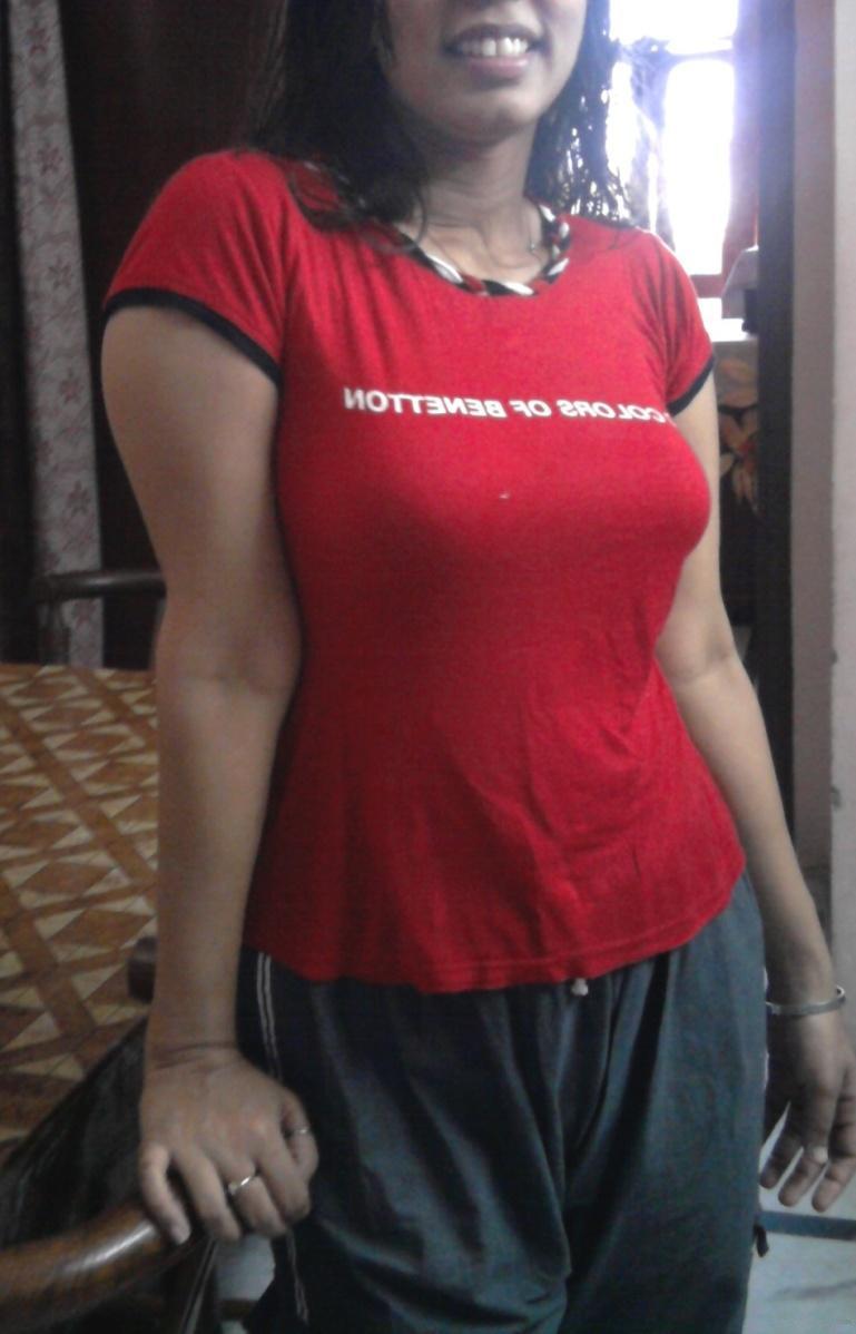 Hot Indian Girl In Tight T-Shirt  Beauty Tips  Style Tips-6034