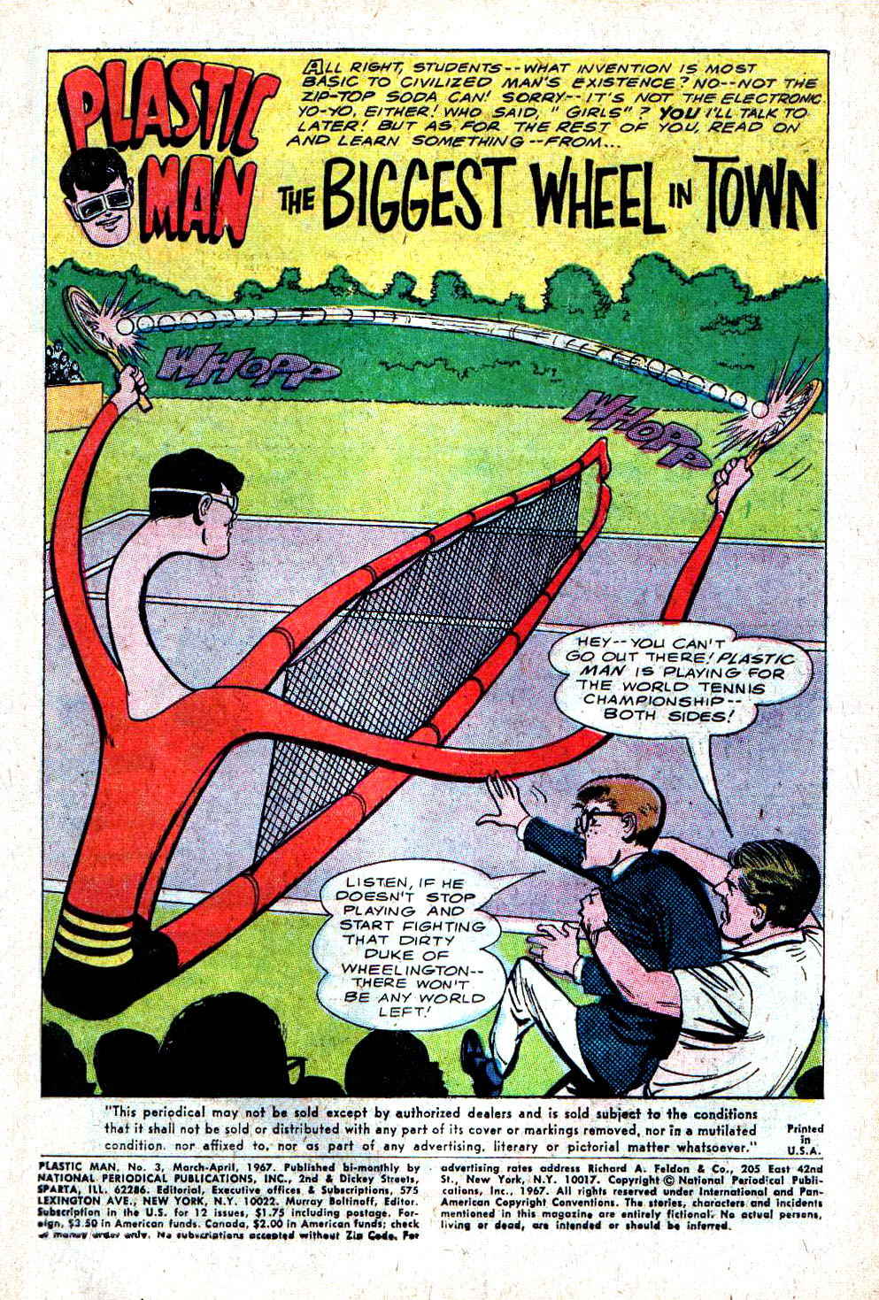 Read online Plastic Man (1966) comic -  Issue #3 - 2