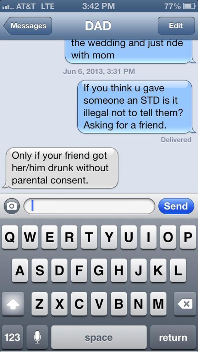 Std prank text pastorsquad Std prank text pastorsquad