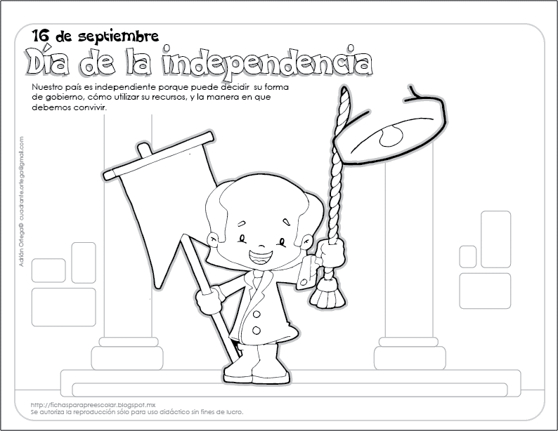 Fichas para preescolar Cómo explicar la Independencia a los niños de preescolar Fichas para preescolar Cómo explicar la Independencia a los niños de preescolar