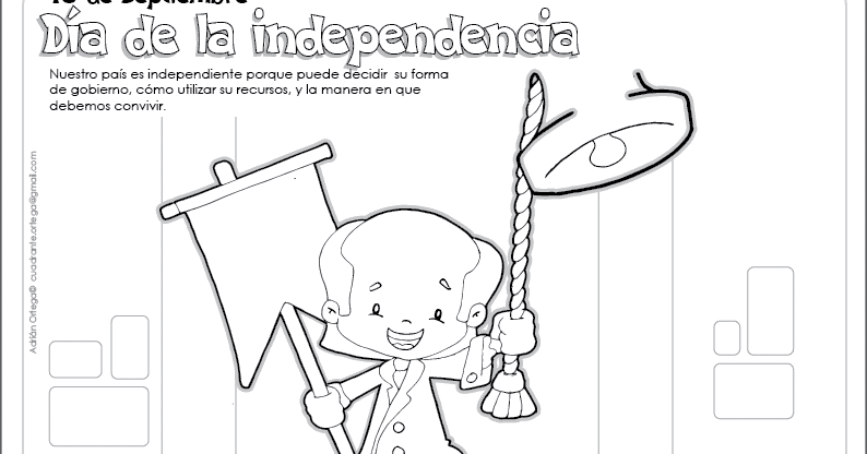 Fichas para preescolar: Cómo explicar la Independencia a los niños de  preescolar