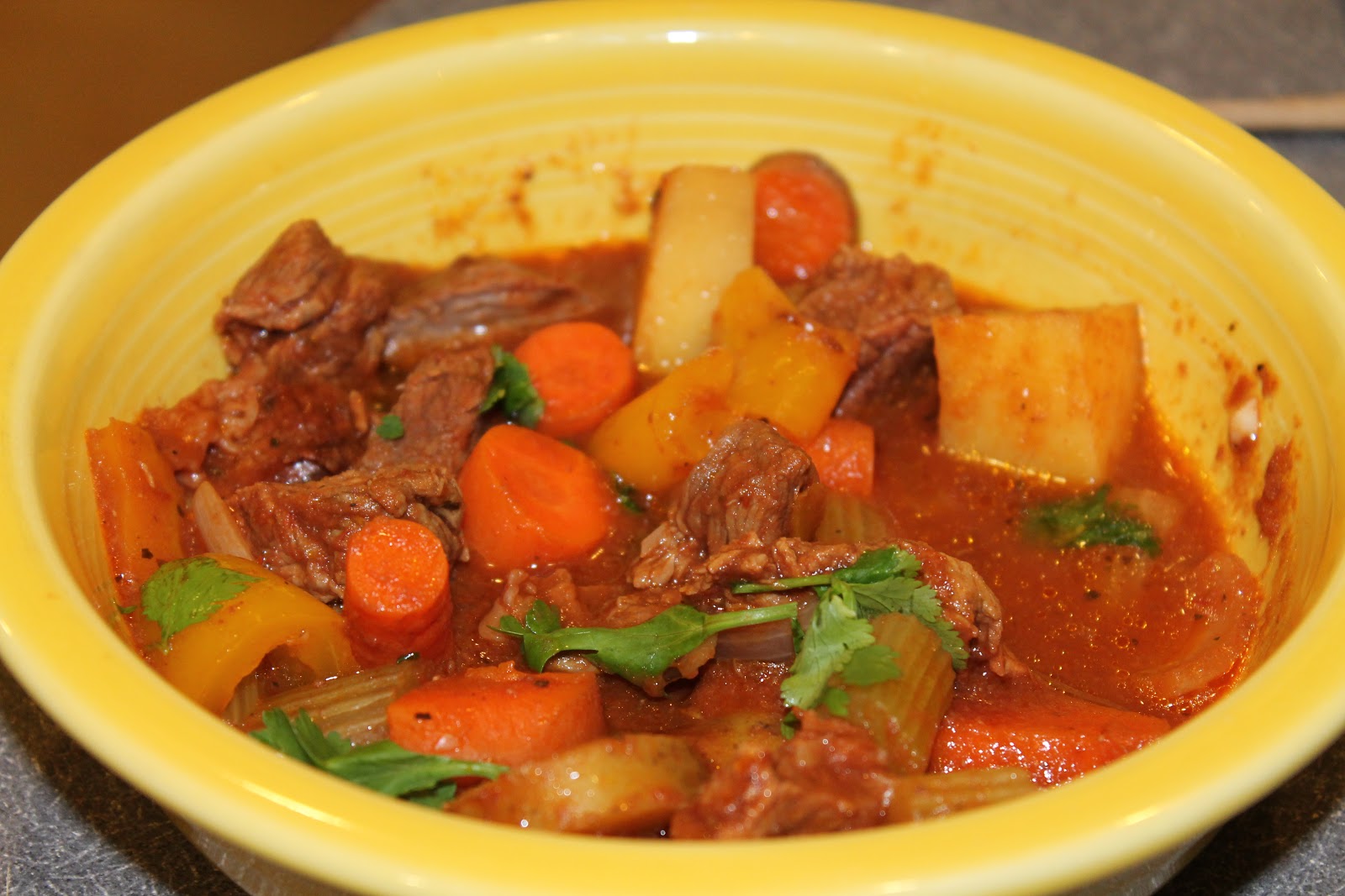5 ft and Fit! Crockpot Beef Stew with Root Vegetables