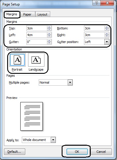 Mengatur Ukuran dan Margin Kertas di Microsoft Word