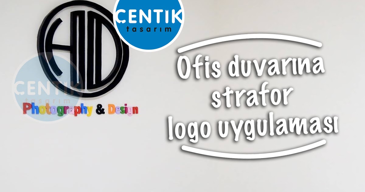 Çentik Tasarım Strafor parti dekorları Strafor duvar logosu HD