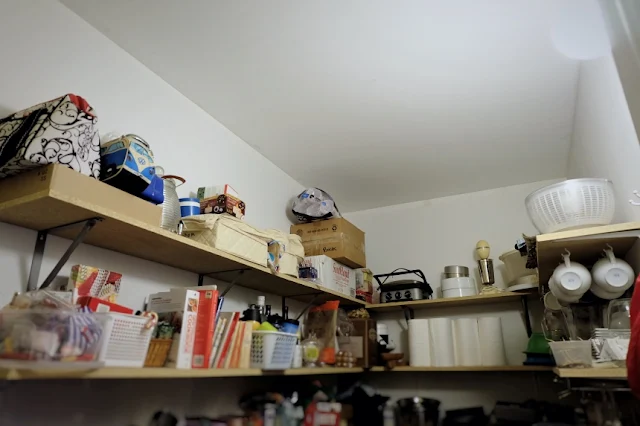 pantry top shelves