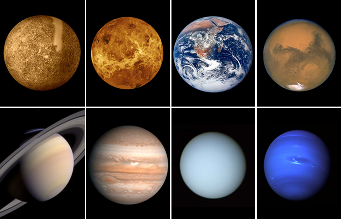 Какого цвета планеты картинки