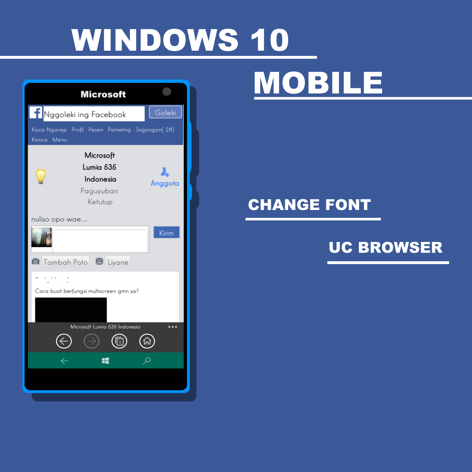 Rubah Font UC Browser Windows 10 Mobile - Blog Download