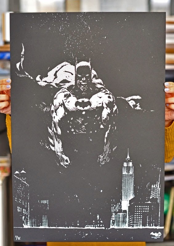 Batman 75th Anniversary Screen Print Series - “Batman Urban Legends” by Jorge Zaffino
