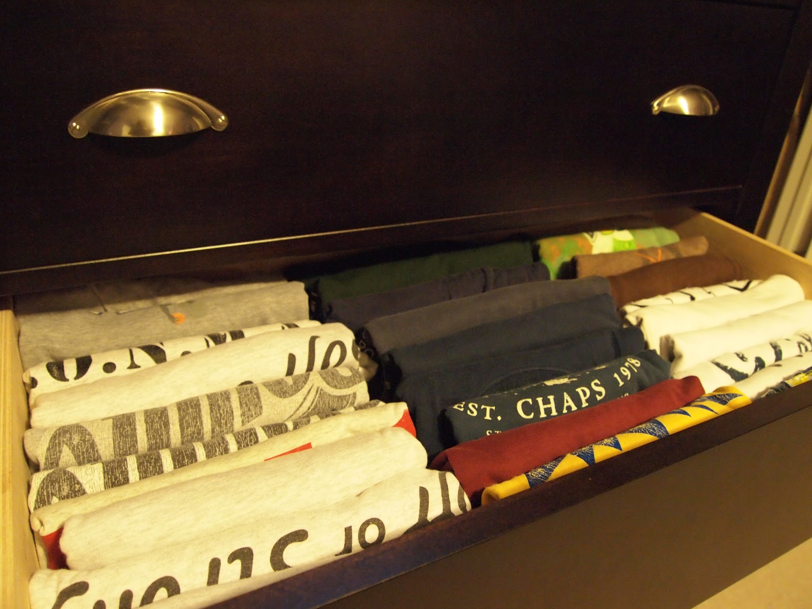 Bridgett Mack How to Fold TShirts and Increase Your Drawer Space!!!