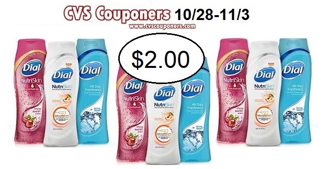 dial deal at cvs $2.00 for dial at cvs