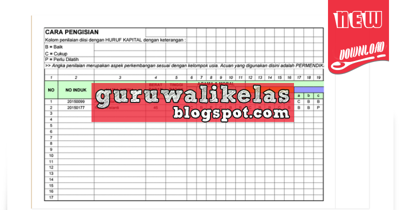 Aplikasi Raport PAUD Otomatis Umur 34 Tahun Format Aplikasi Raport PAUD Otomatis Umur 34 Tahun Format