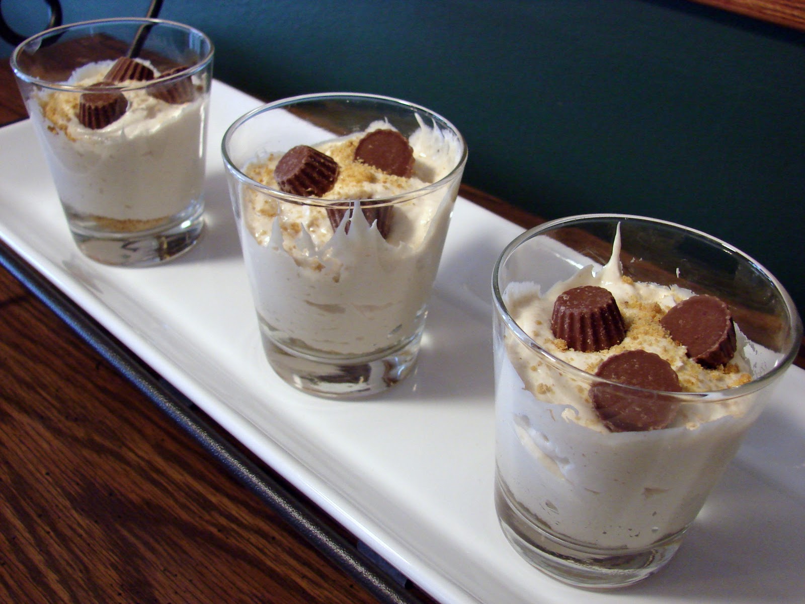 Peanut Butter Mini Dessert Shooters