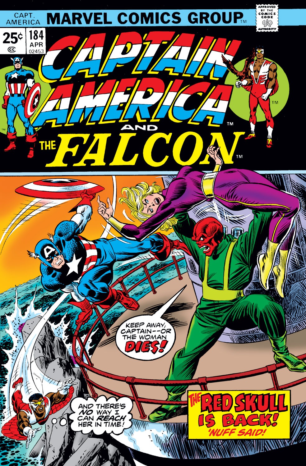 Read online Captain America (1968) comic -  Issue #184 - 1