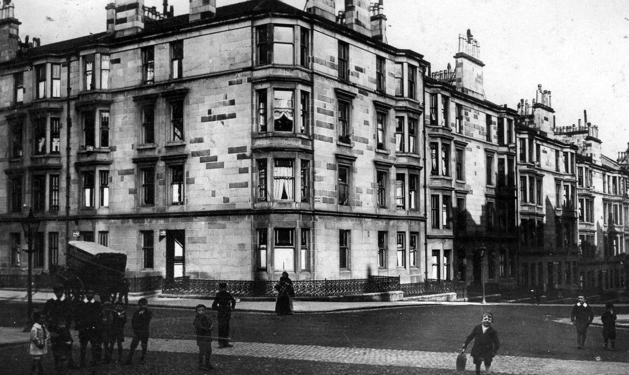 Tour Scotland Old Photograph Bolton Drive Mount Florida Glasgow Scotland