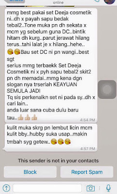 review deeja cosmetic, set deeja cosmetic, testimoni deeja cosmetic, wajah berseri dengan deeja cosmetic