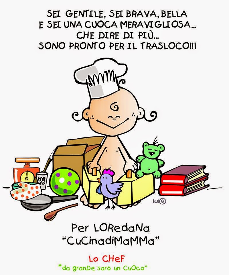 Una dedica del piccolo FLAN, cuoco in erba