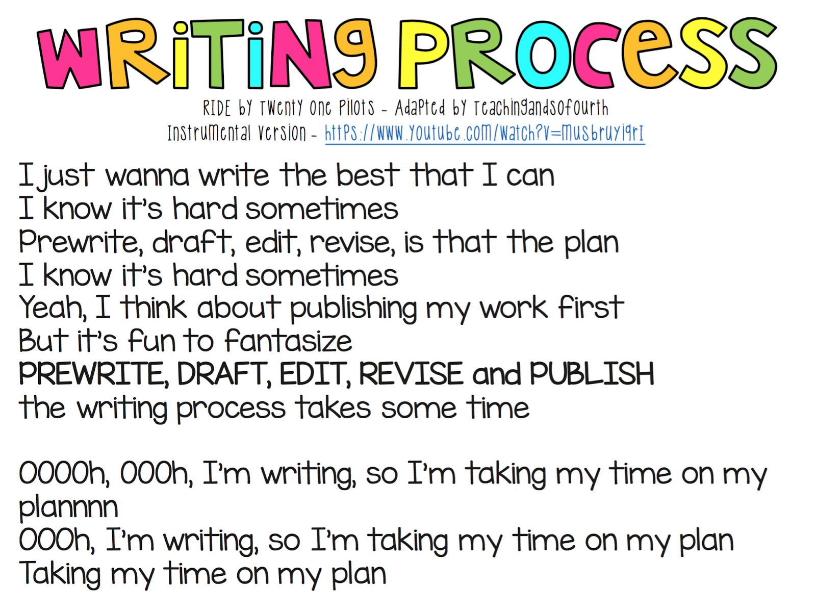 Ideas for a song image