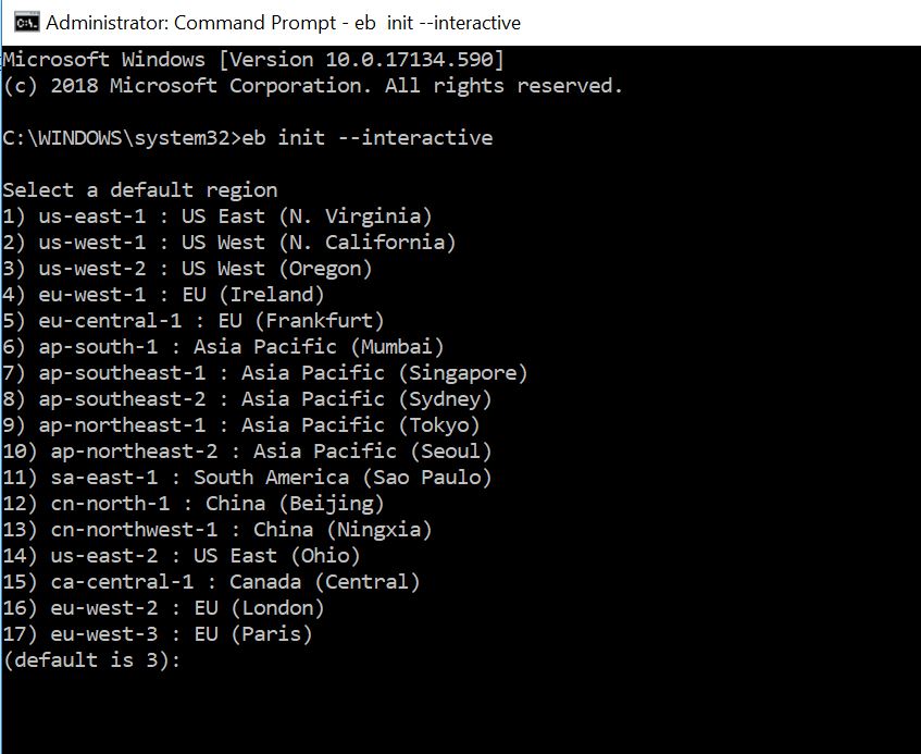 Real time Logs of AWS Elastic Beanstalk by Command Prompt Program in