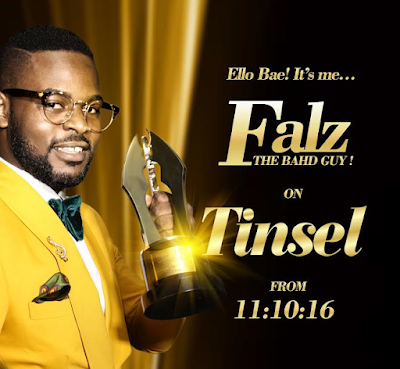 ll Tune in to Africa Magic Showcase (DStv Channel 151) to catch Falz The Bahd Guy on Tinsel from Tuesday the 11th of October!