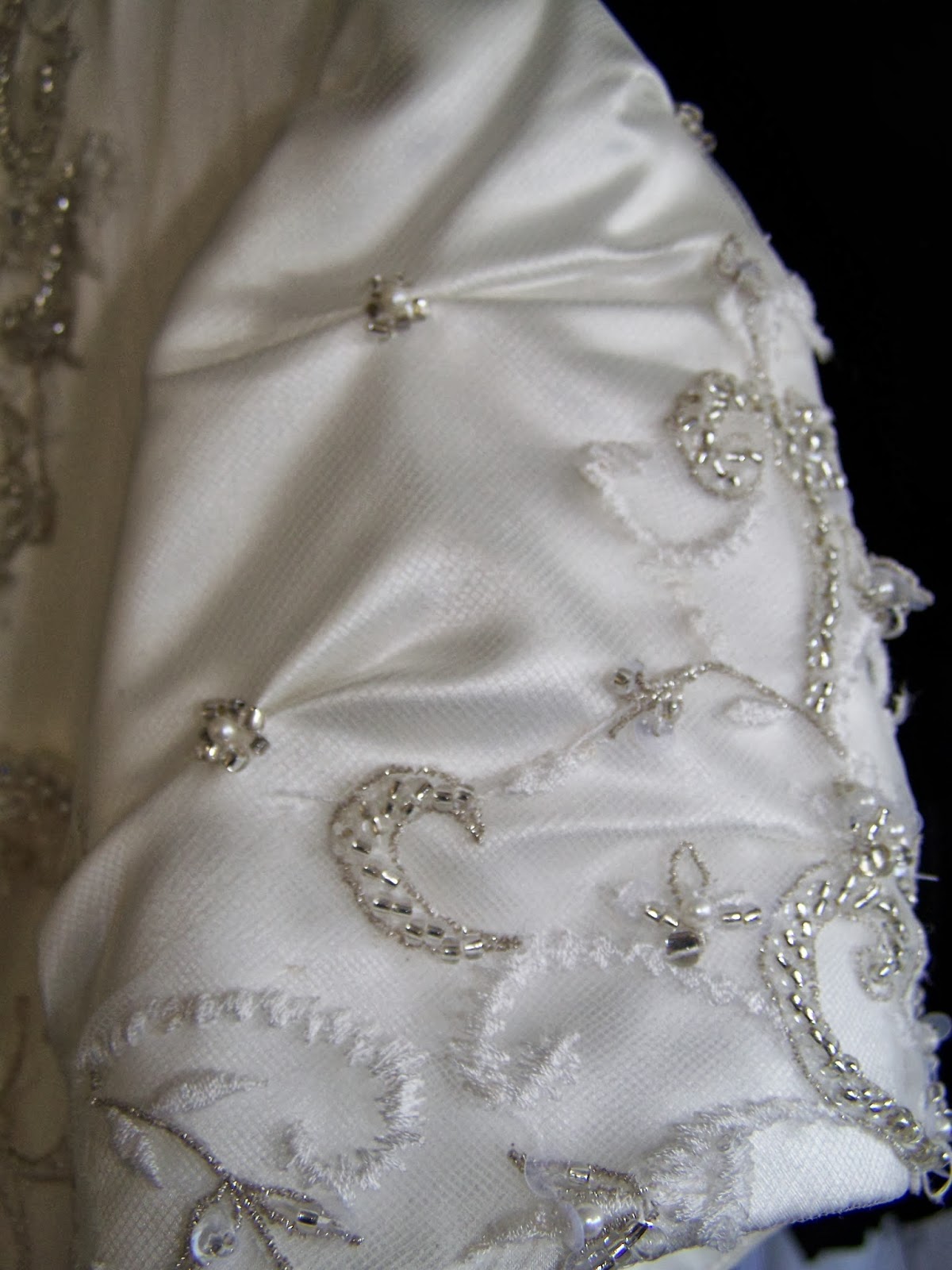 sewcreatelive Altering a Wedding dressAdding Shoulders and Sleeves