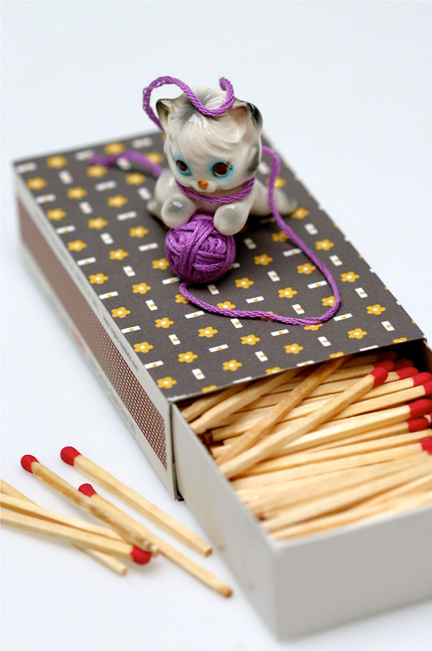 The Gahan Girls Kitty Matchbox