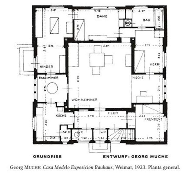 Prancheta De Arquiteto Proj Residencial Casa Am Horn Weimar