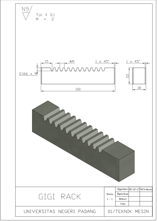 Gambar Lucu Laporan Praktikum Gigi Rack