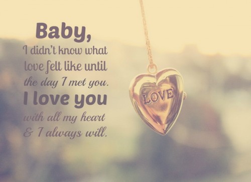 baby i love you messages