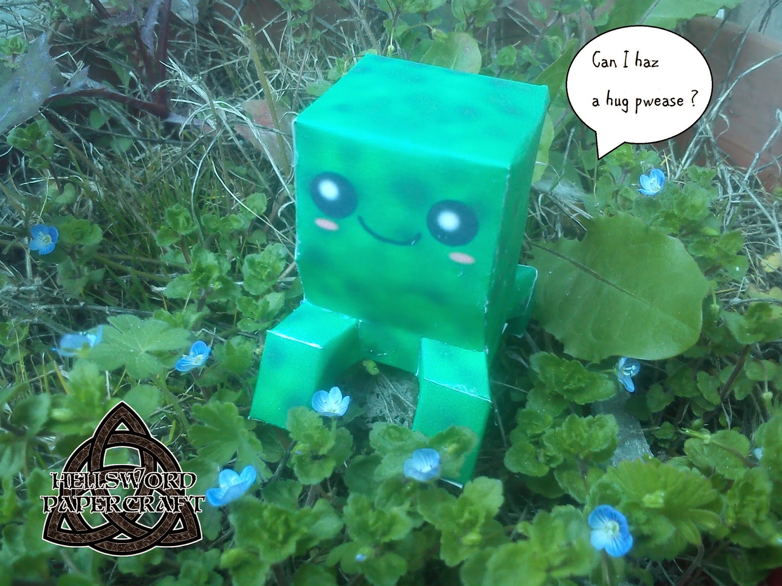 minecraft papercraft giant creeper