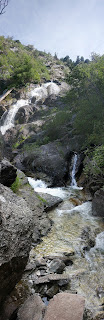 Lower Section of Horsetail Falls Alpine, Utah Lone Peak Wilderness Area