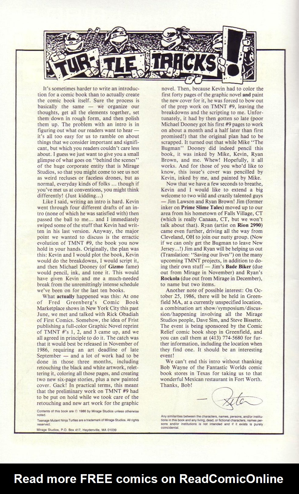 Teenage Mutant Ninja Turtles (1984) Issue #9 #9 - English 3