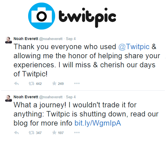 Twitpic Closes Due To Trademark Dispute With Twitter