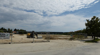 Bauplatz des neuen Gymnasiums Grünwald 2013