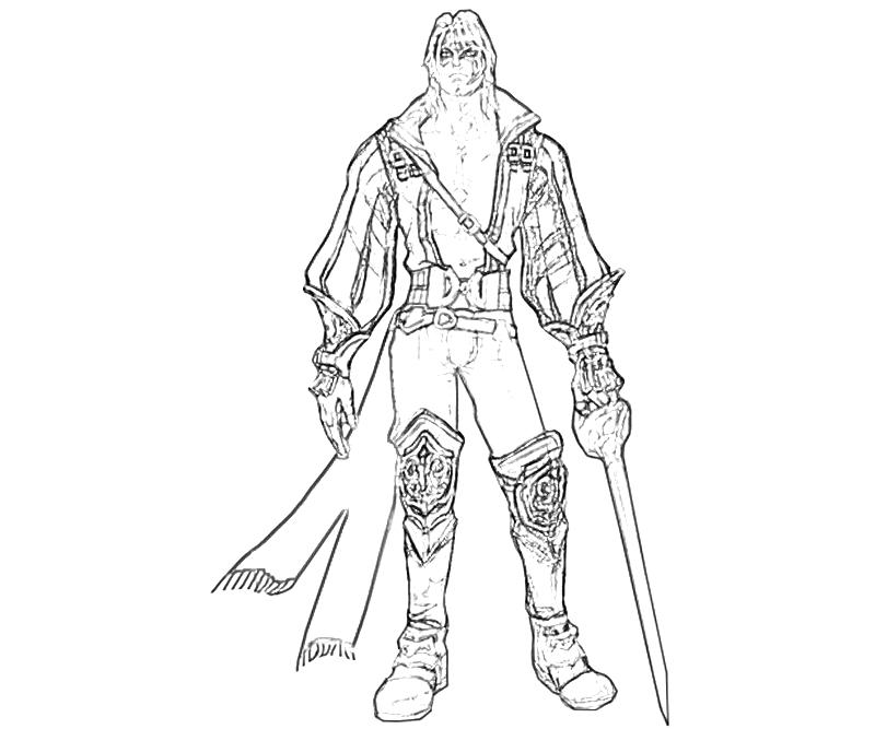 512 Unicorn Davy Crockett Coloring Page with Animal character