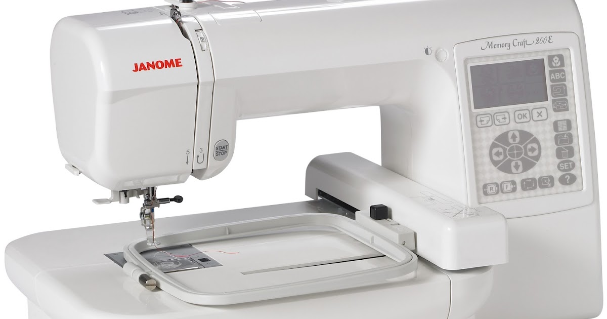 Bordadora Janome MC200E Janome Uruguay
