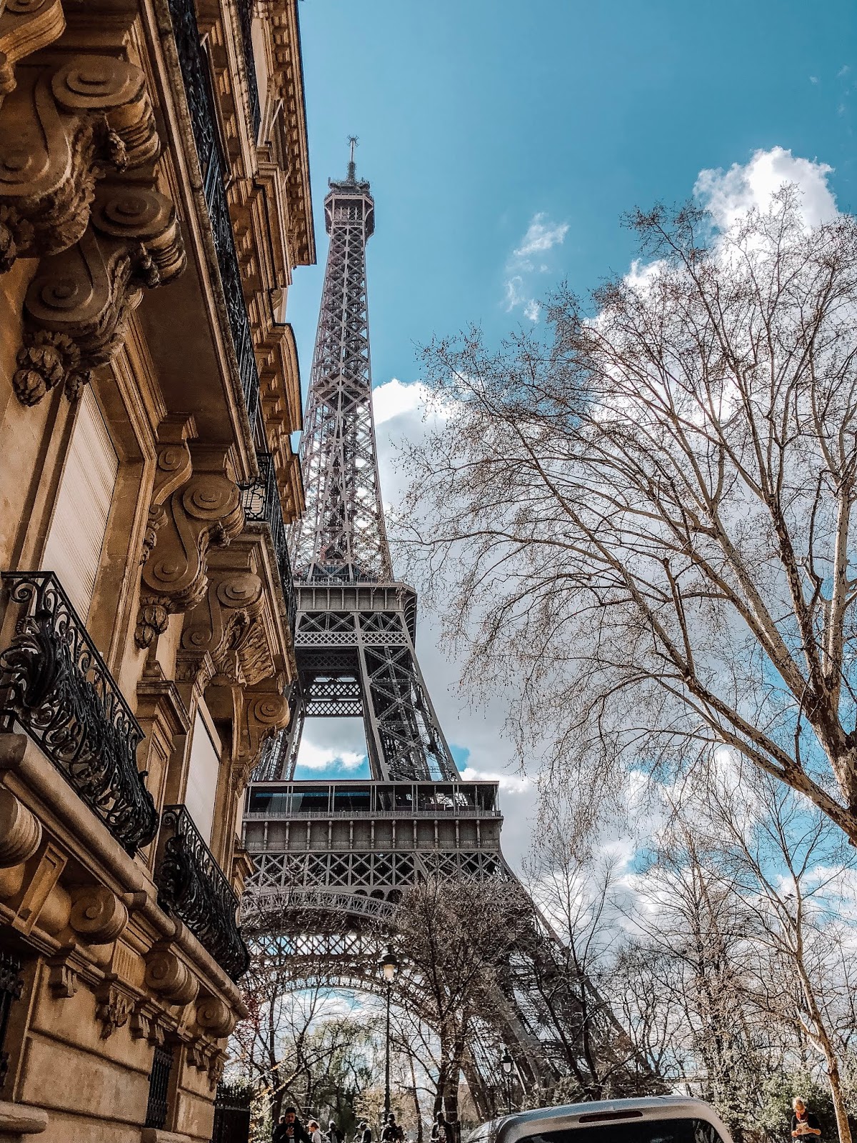 the eiffel tower in paris, france