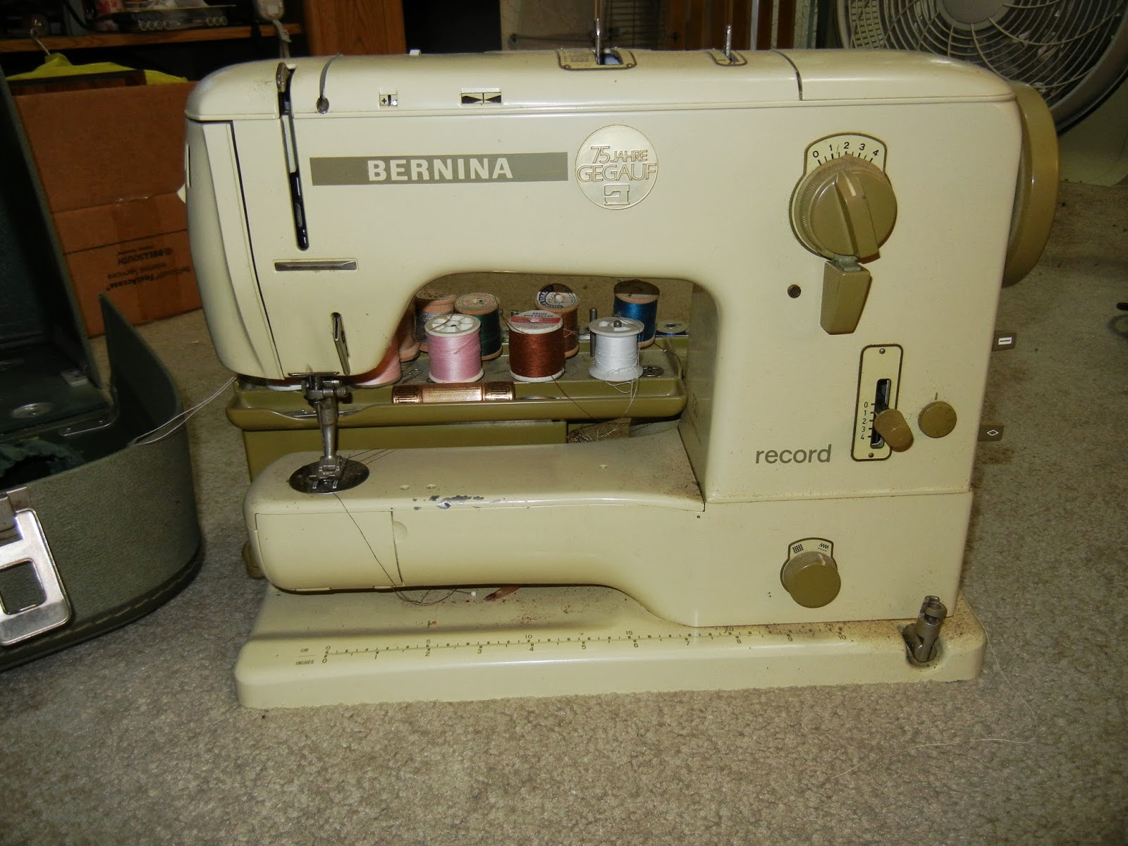 Ruby's Hot Box Going Foreign, or How a SwissMade Bernina Joined Our Home