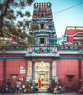 Mariamman Hindu Temple outside view