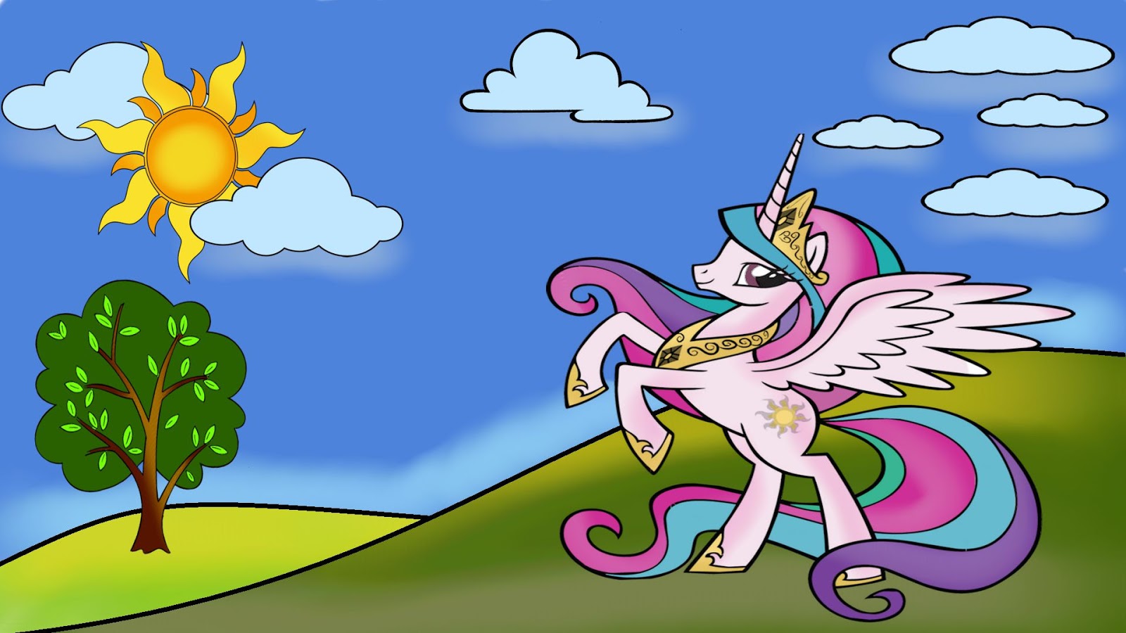 My Little Pony MLP For Kids Coloring Pages l My little Pony Princess