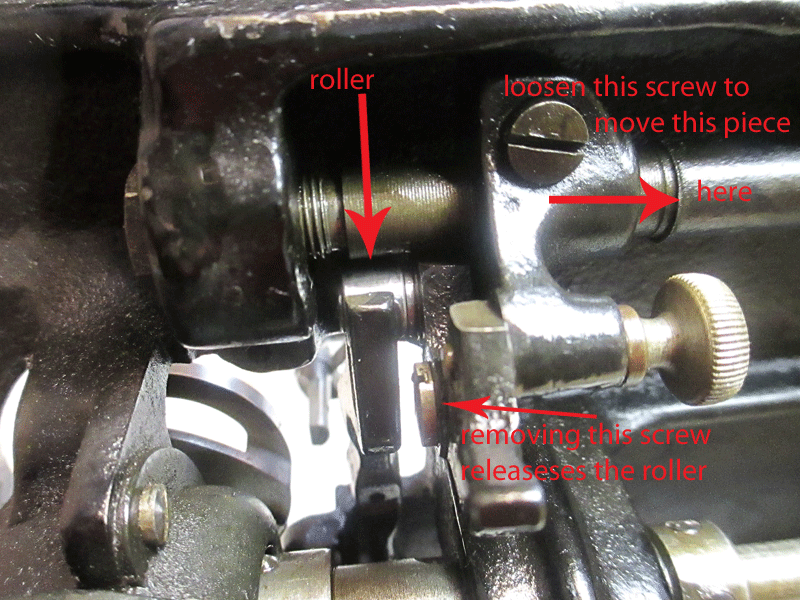 My Sewing Machine Obsession Feed dog lifter rollers.