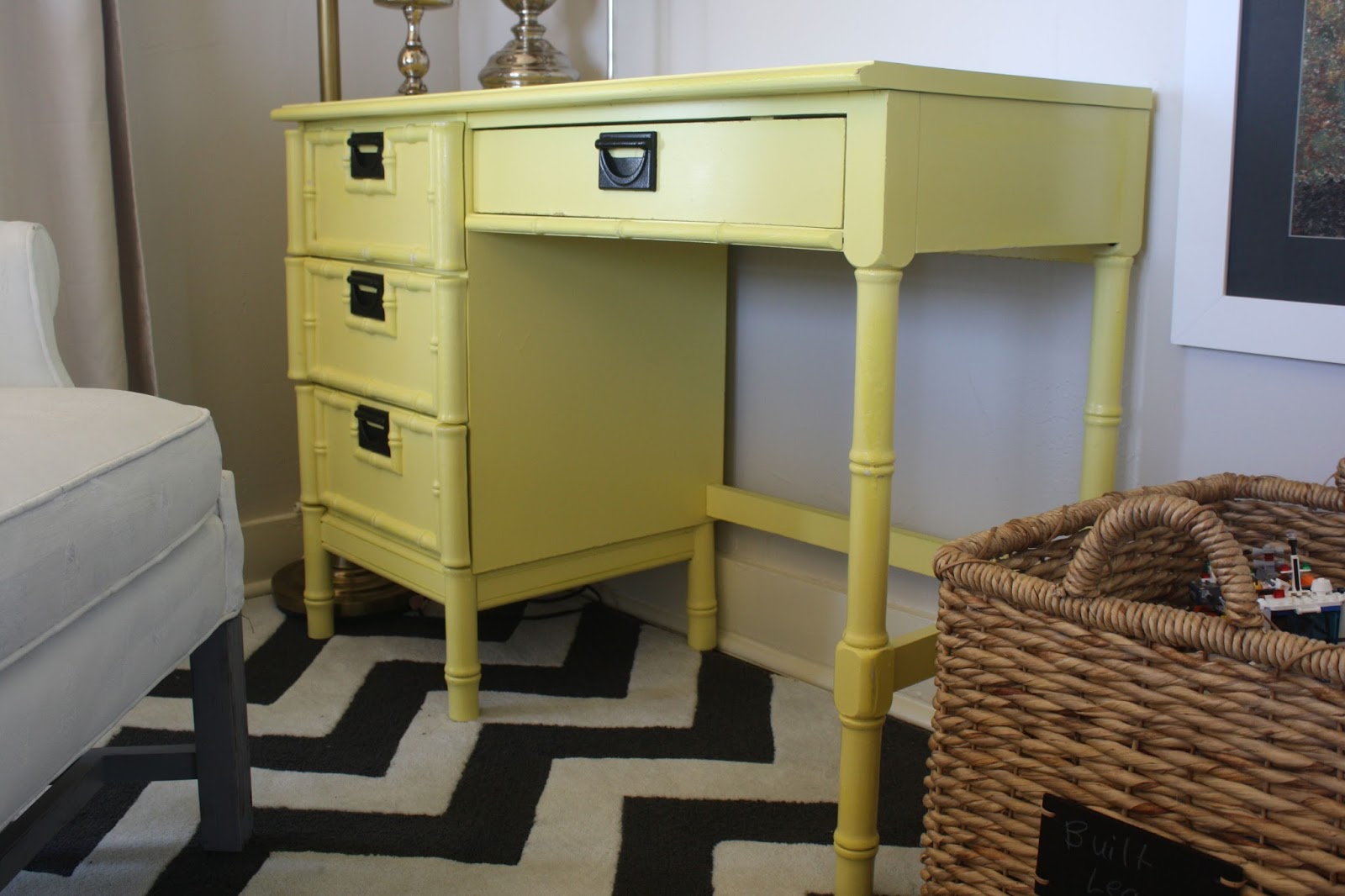 The Wright Family Sunny Yellow Desk