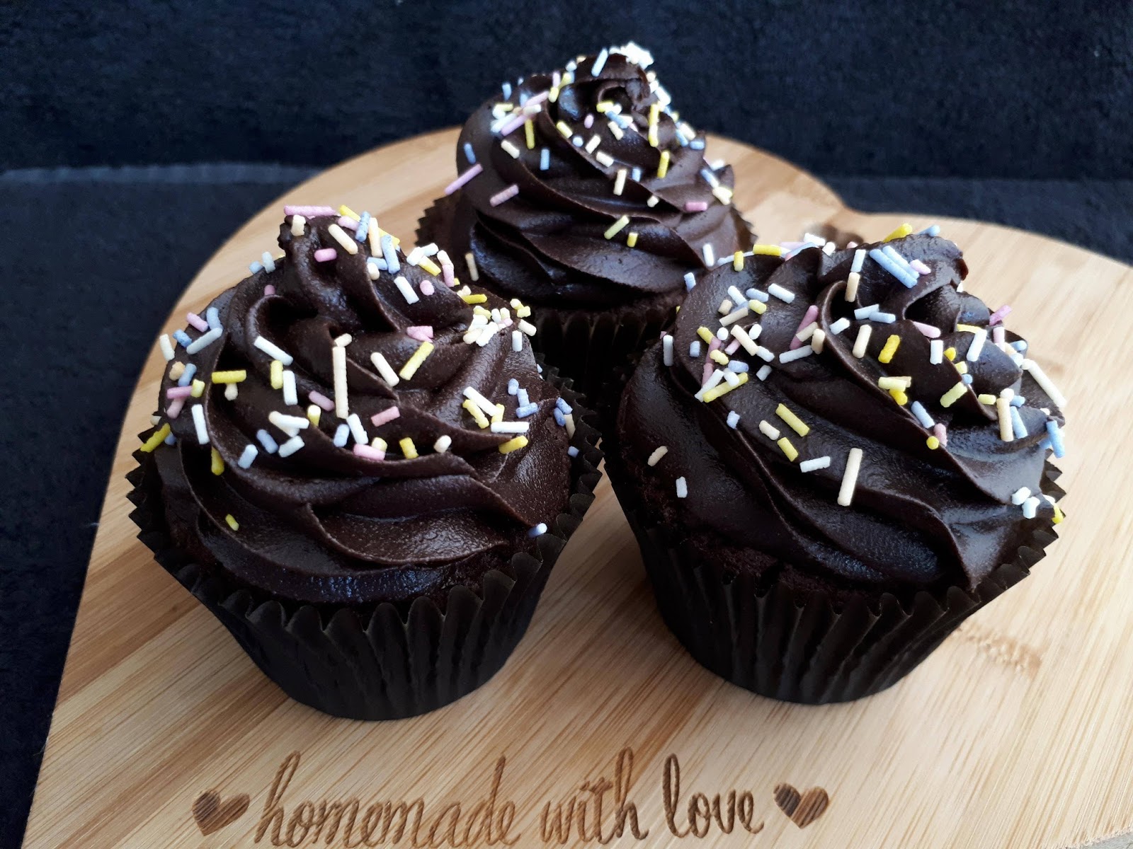 My Food Addiction Chocolate fudge cupcakes