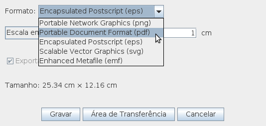 Exportar malha isométrica em PDF