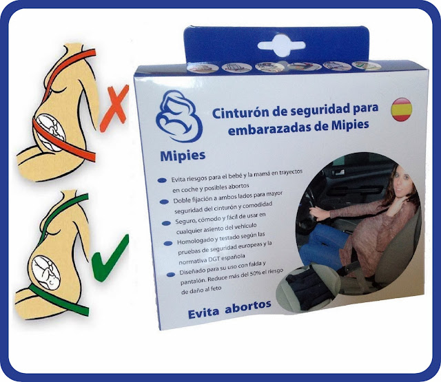 Foto de caja de cinturón de seguridad para embarazadas