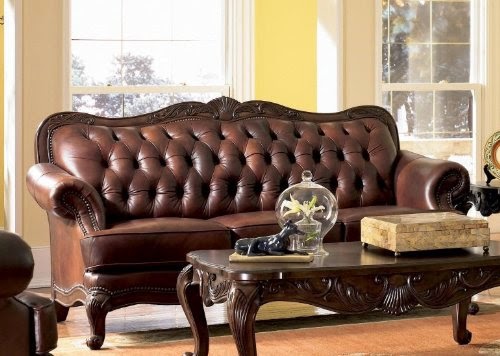 Modern Victorian Sofa Leather Victorian Leather Sofa