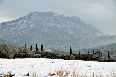 Sainte Victoire neige