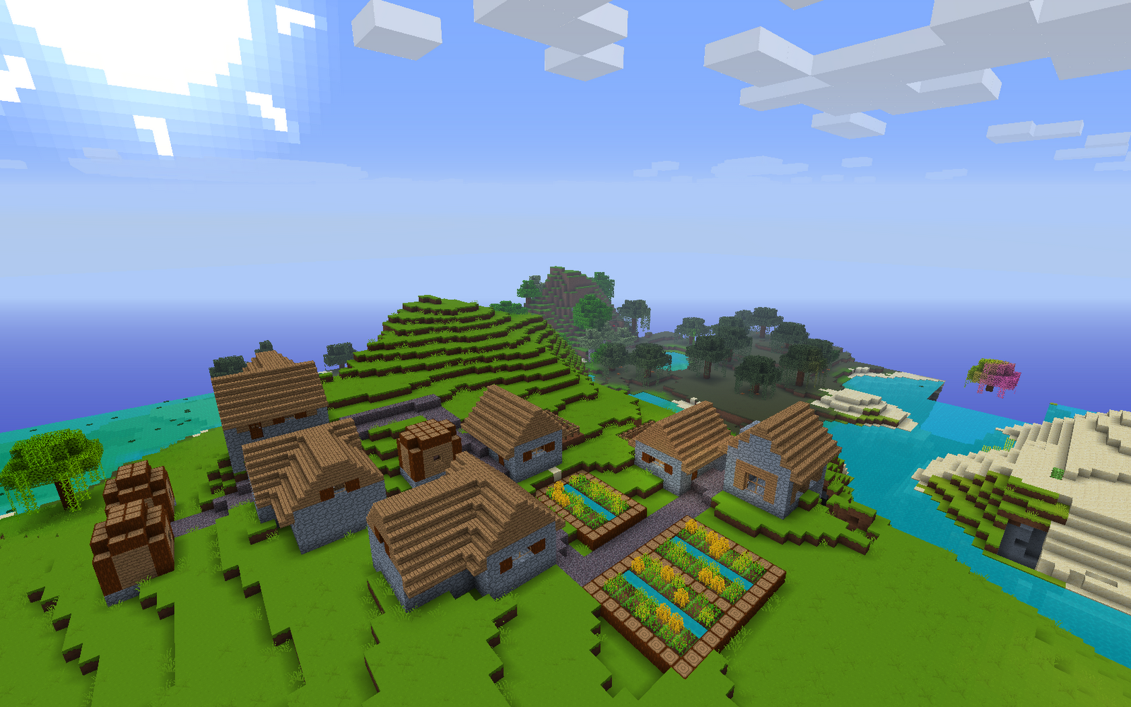 Village seed for 1.1 - Minecraft Seed Hunter