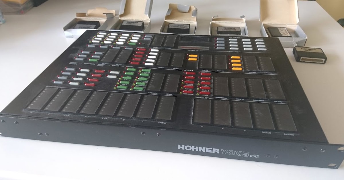MATRIXSYNTH Hohner Vox 5 Accordion Midi Expander / Module (?) With
