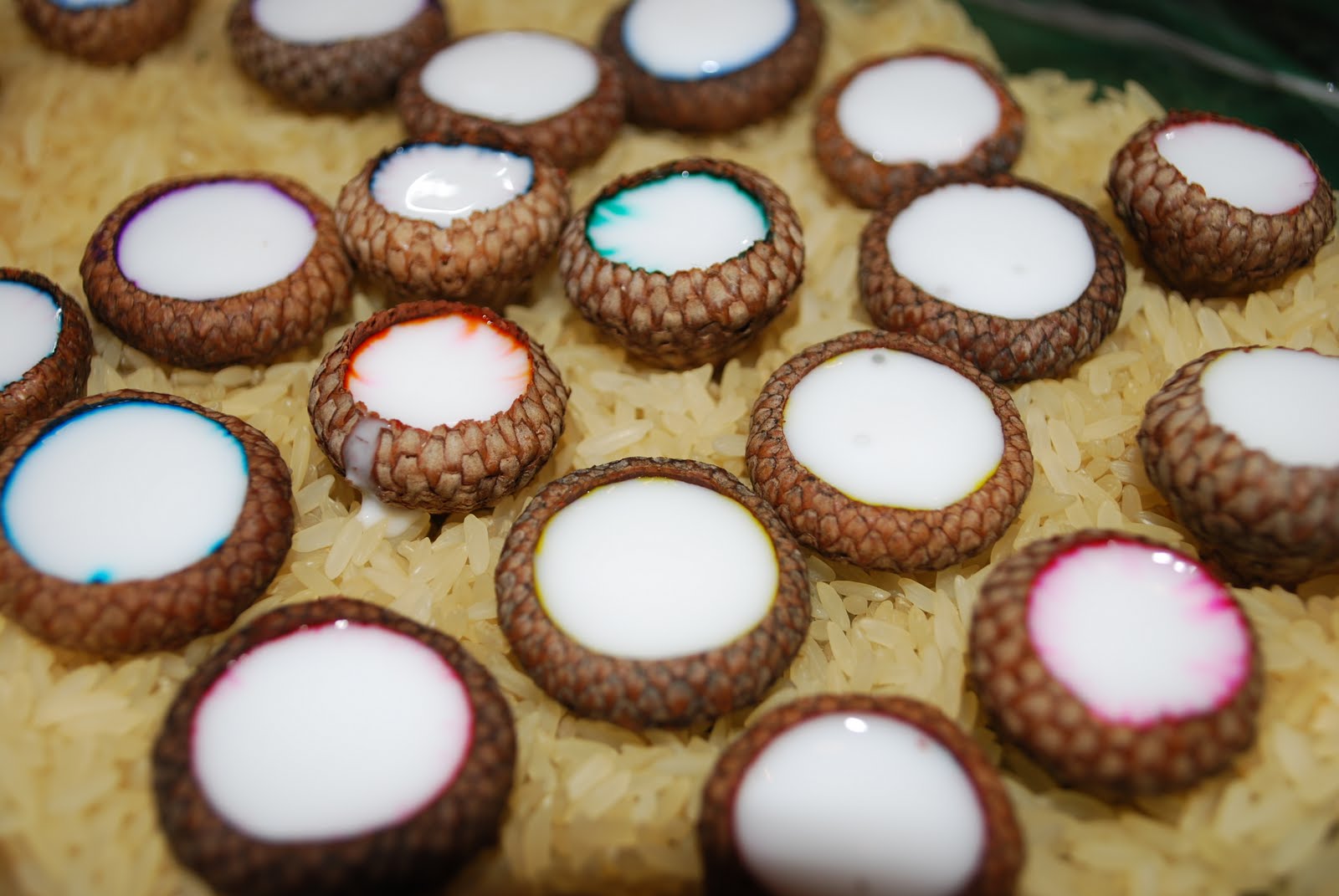 Craptastic Crafts for Kids: Acorn Jewel Caps